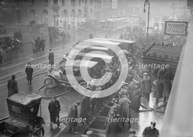 Subway fire, 1/6/15, 1915. Creator: Bain News Service.