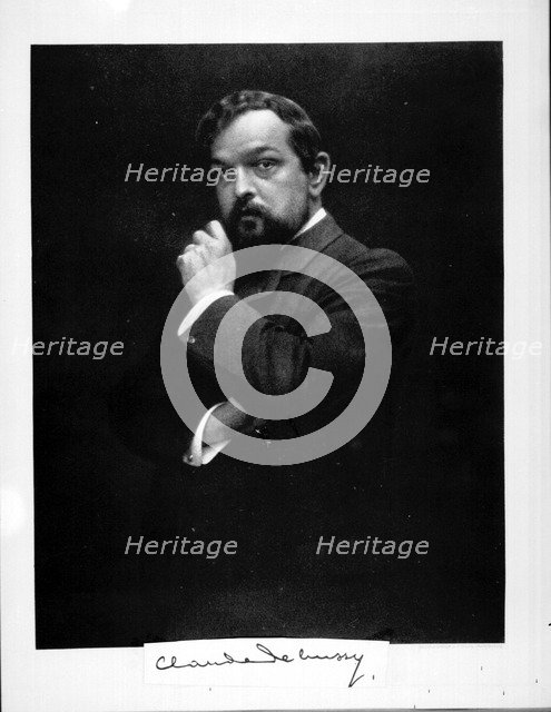 Portrait of the composer Claude Debussy (1862-1918), 1900s.