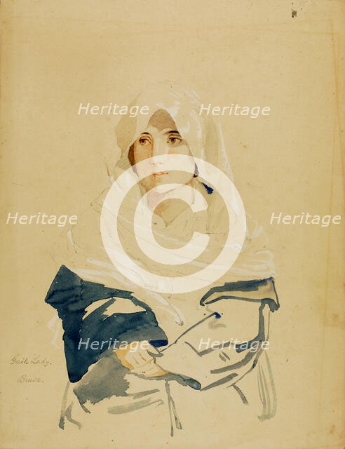 Greek Lady, Brusa, n.d. Creator: Miner Kilbourne Kellogg.