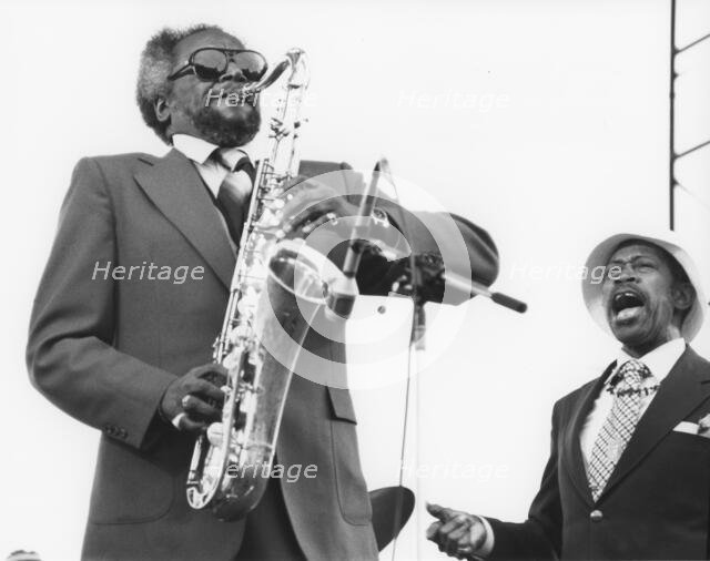 Jimmy Forrest and Al Grey, Capital Radio Jazz Festival, London 1979. Creator: Brian Foskett.
