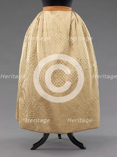 Petticoat, French, 1795. Creator: Unknown.