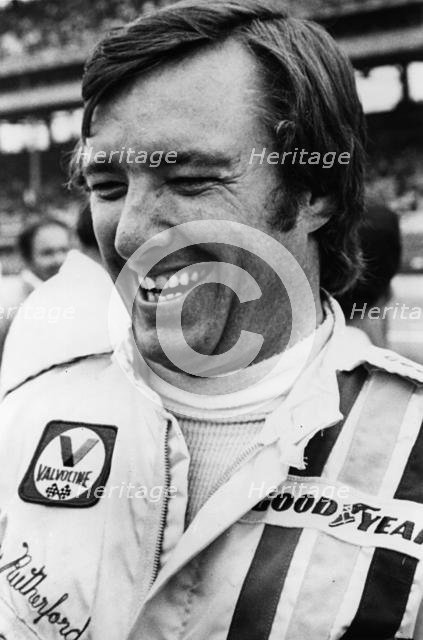 Johnnny Rutherford racing driver at Indianapolis 500. Creator: Unknown.