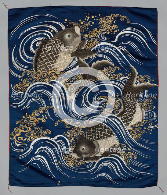 Embroidered Fukusa, late 1800s-early 1900s. Creator: Unknown.