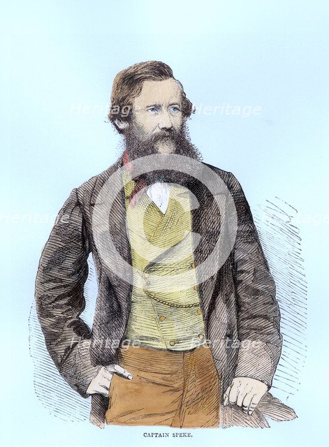 John Hanning Speke, British explorer, 19th century. Artist: Unknown