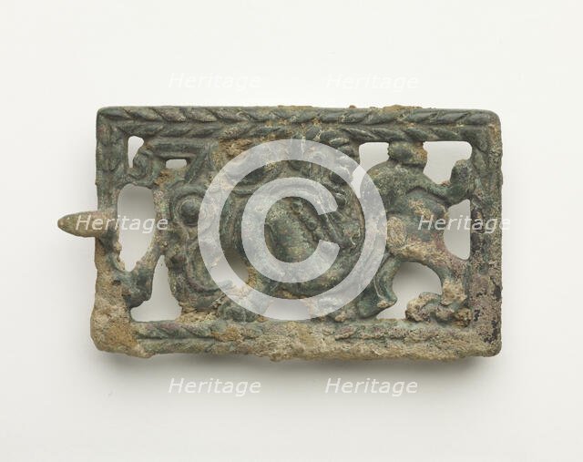 Belt plaque, Han dynasty, 206 BCE-220 CE. Creator: Unknown.