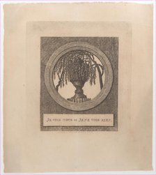 I see everything and I see nothing (Je vois tout et je ne vois rien), with hidden silhouet..., 1796. Creator: D. Martin.