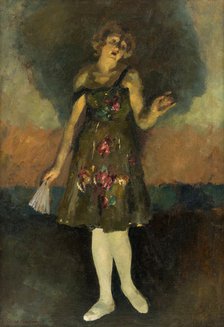 Portrait of the ballet dancer Olga Glebova-Sudeikina (1885-1945), 1910s.