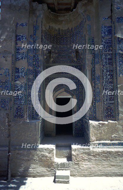 Tomb in the Sha-I-Zindeh Mausoleum, 14th century. Artist: Unknown