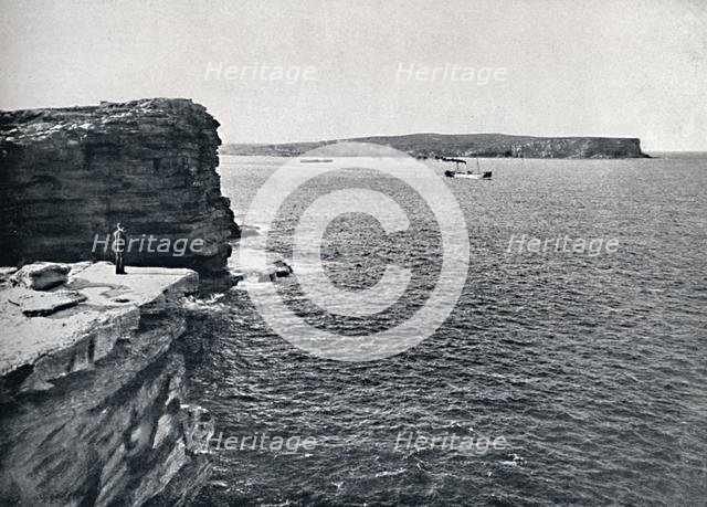 'Sydney Heads, at the Gap at Watson's Bay, c1900. Creator: Unknown.