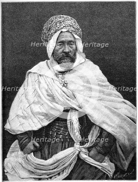 The Agha of Tugurt, c1890. Artist: Henri Thiriat