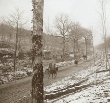 Winter, Genicourt, northern France, c1914-c1918. Artist: Unknown.