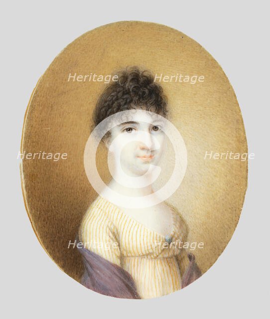 Portrait of Countess Antónia Bolz, 1800-1810. Creator: Unknown.
