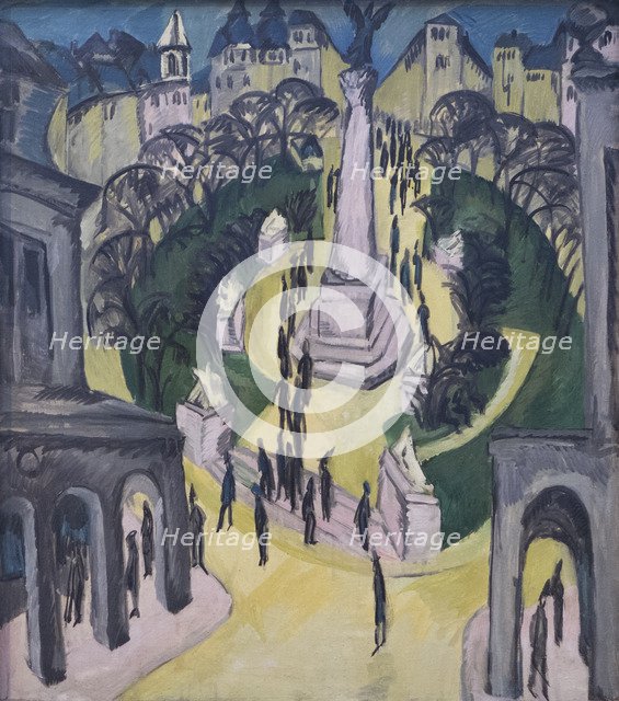 The Belle Alliance Square in Berlin, 1914.