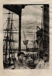 Rotherhithe, 1860. Creator: James Abbott McNeill Whistler.
