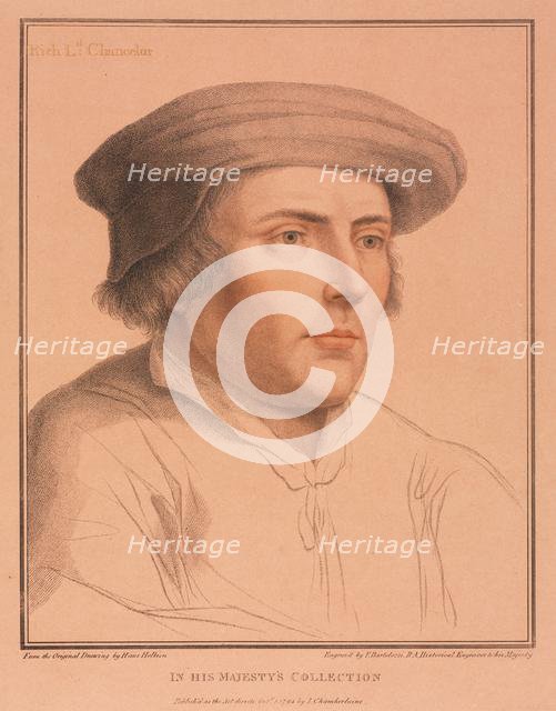 Lord Rich, 1794. Creator: Francesco Bartolozzi (British, 1727-1815); John Chamberlaine.