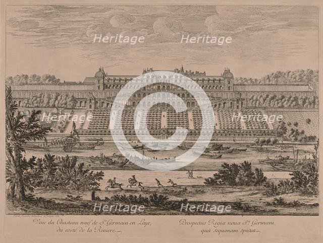 Chateau of St. Germain en Laye from the River. Creator: Jacques Rigaud (French, 1681-1754).