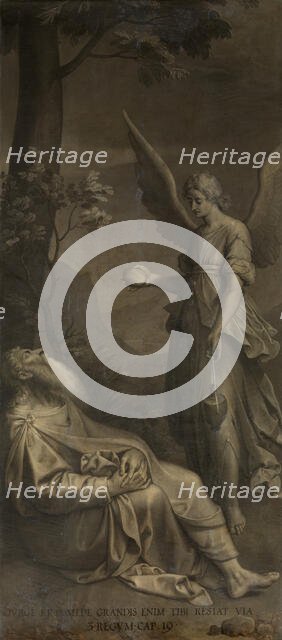 Elijah Fed by an Angel, 1589-1596. Creator: Ambrosius Francken I.