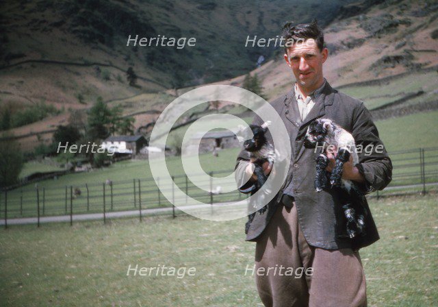 Lake District Sheep Farmer, c1960. Artist: CM Dixon.