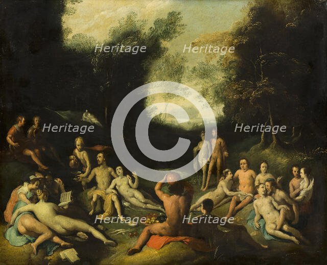 The Depravity of Mankind before the Flood. Creator: Cornelis Cornelisz van Haarlem (after).