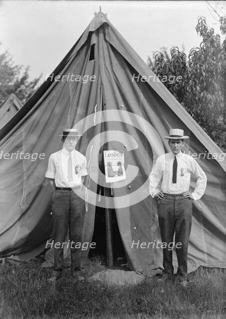Gettysburg Reunion: G.A.R. & U.C.V. - Scenes at The Encampment, 1913. Creator: Harris & Ewing.