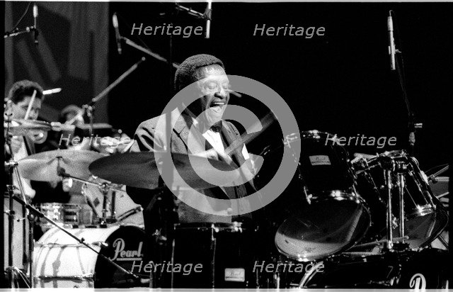 Lionel Hampton, Lewisham Town Hall, 1989.   Artist: Brian O'Connor.