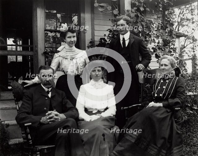 Untitled (Family of Five), c1900, printed 1980. Creator: Unknown.