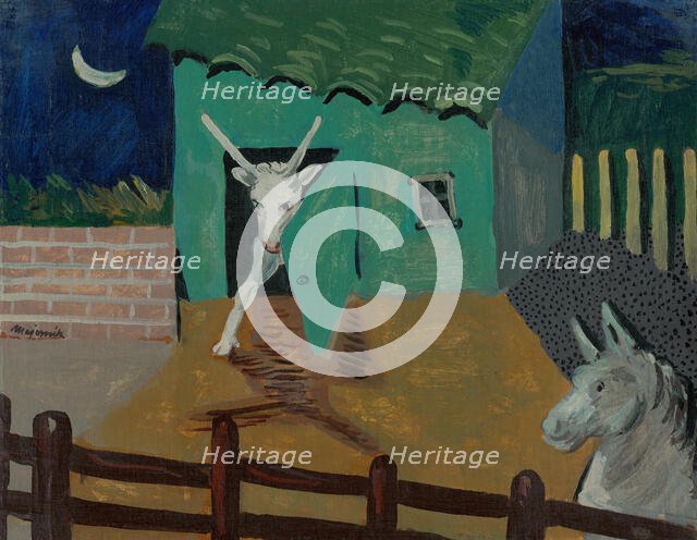 A Yard, 1935-1936. Creator: Cyprian Majernik.