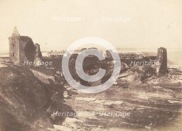 The Castle, St Andrews, 1843-1847. Creators: David Octavius Hill, Robert Adamson.