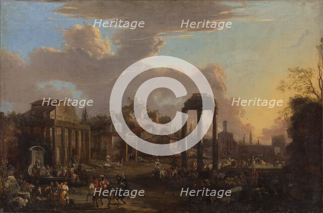 Campo Vaccino in Rome, 1710-1730. Creator: Unknown.