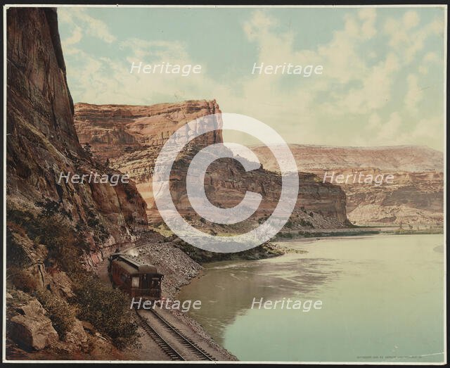 Citadel Walls, Canyon of the Grand, Utah, c1900. Creator: William H. Jackson.