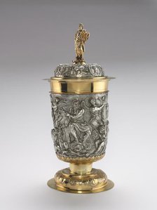 Covered Cup, 1688. Creator: Johann Andreas Thelot (German, 1655-1734).