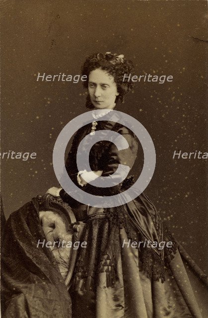 Portrait of Maria Alexandrovna (1824-1880), Empress of Russia, 1873.