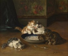 Who Will Get it?, c1900-1940. Creator: Marie Yvonne Laur.