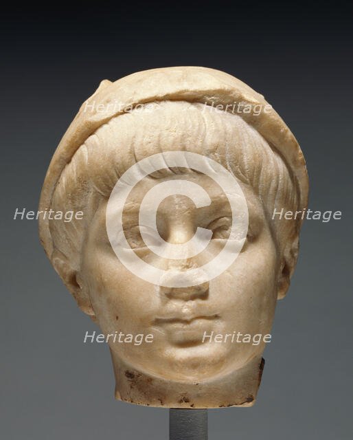 Portrait Head of a Boy as Mercury, second half of 2nd century A.D. Creator: Unknown.