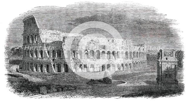 The Colosseum - Rome, 1850. Creator: Unknown.