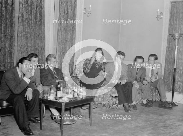 Portrait of Sadi Coylin, Delia Potofsky Gottlieb, Adele...Turkish Embassy, Washington, D.C., 1938. Creator: William Paul Gottlieb.