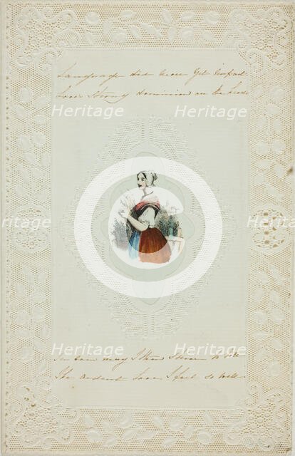 Language Did Have Yet (valentine), c. 1850. Creator: Unknown.