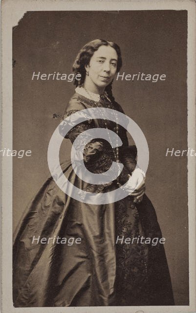 Portrait of the singer and composer Pauline Viardot (1821-1910). Creator: Petit, Pierre (1598-1677).