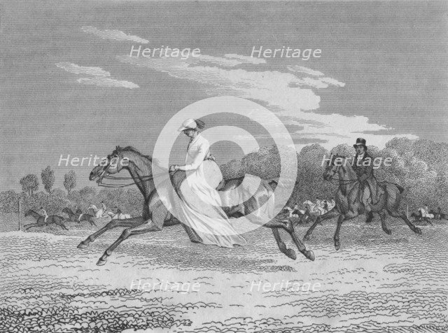 'The Lady at Egham Races', c1810. Artist: Richard Barrett Davis.