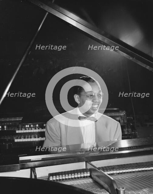 Portrait of Billy Taylor, New York, N.Y., ca. 1947. Creator: William Paul Gottlieb.