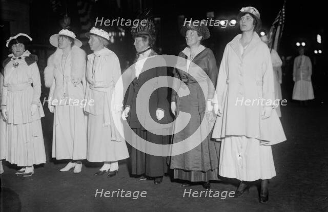 Mrs. T. Hitchcock, Lota Robinson, Mrs. Roosevelt & Miss Alexander, between c1915 and c1920. Creator: Bain News Service.