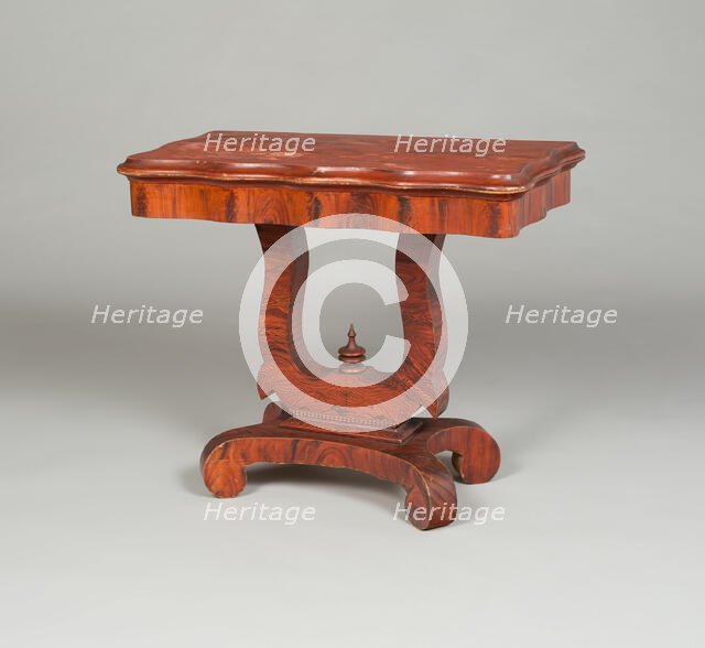 Card Table, 1835/50. Creator: Unknown.