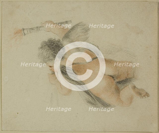 Putto with Torch, n.d. Creator: Giovanni Battista Cipriani.