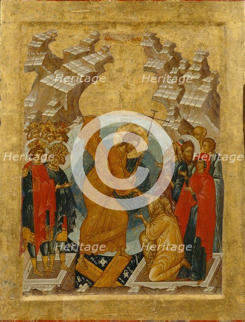 The Descent into Hell. Artist: Russian icon  