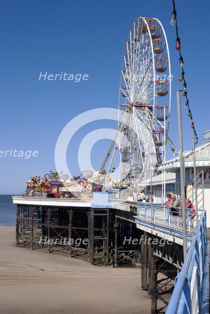 Blackpool, Central Pier, 2009. Creator: Ethel Davies.