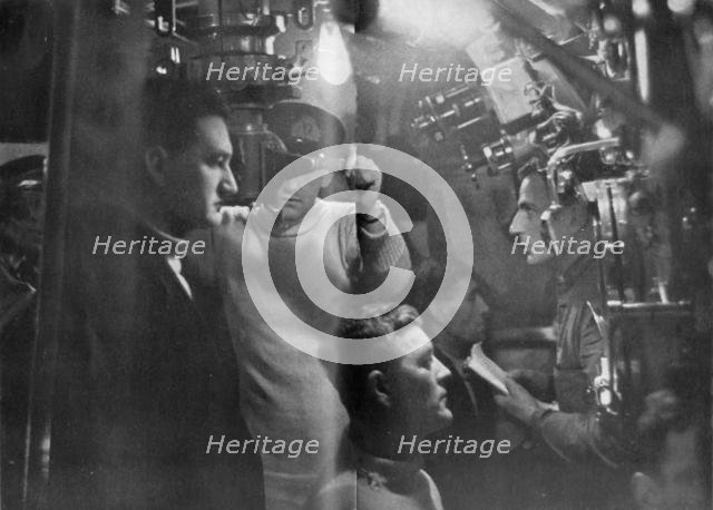 Scene on board a British submarine, World War II, 1945. Creator: Unknown.