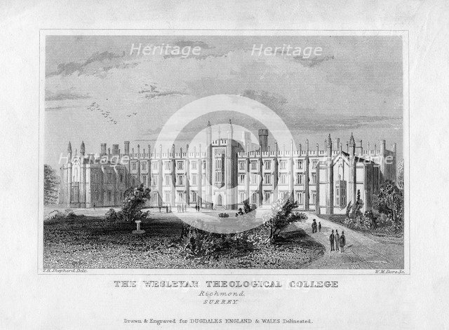 The Wesleyan Theological College, Richmond, Surrey, mid 19th century. Artist: WM Dore