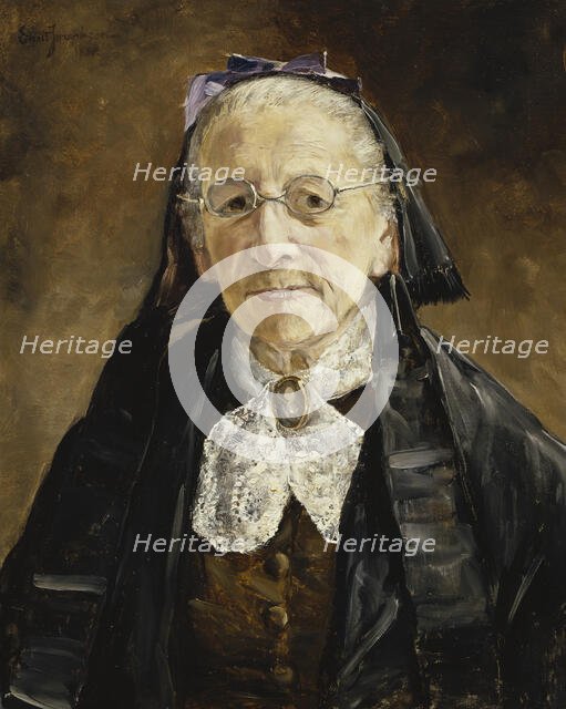 Mrs Hanna Marcus, 1880. Creator: Ernst Josephson.