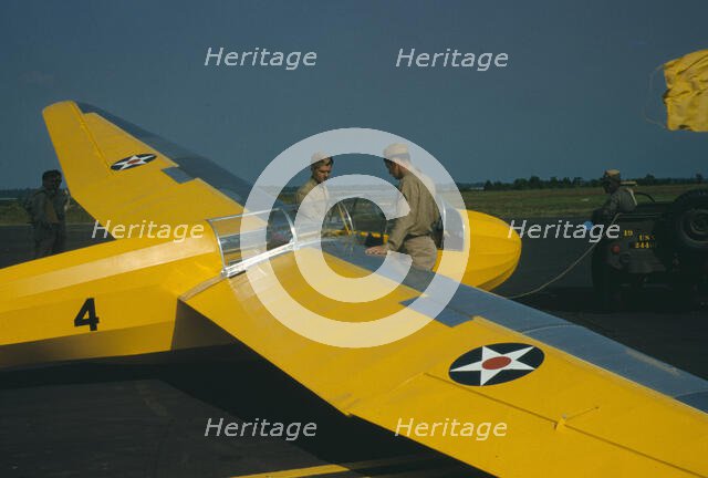 Marine glider at Page Field, Parris Island, S.C., 1942. Creator: Alfred T Palmer.