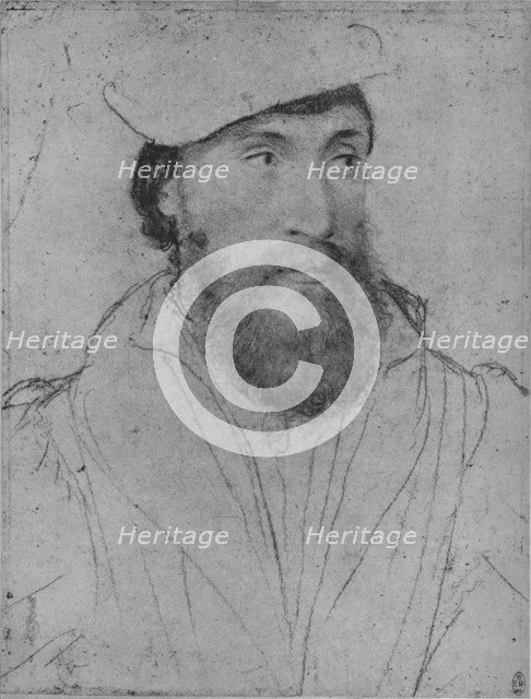 'A Gentleman: Unknown', c1532-1543 (1945). Artist: Hans Holbein the Younger.